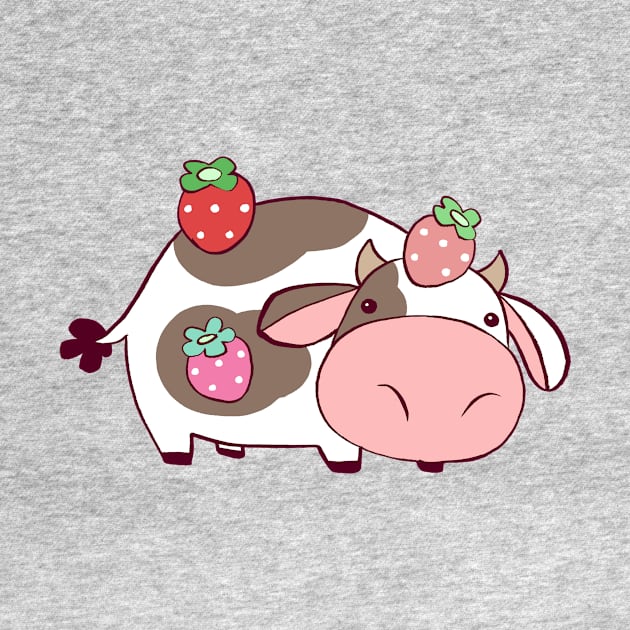 Strawberry Cow by saradaboru